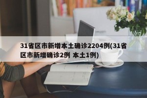 31省区市新增本土确诊2204例(31省区市新增确诊2例 本土1例)